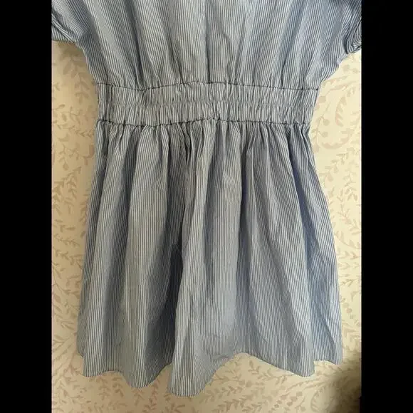 DISCOUNT SHIPPING NWOT ASOS Design Striped Puff Sleeve Dress - Picture 4 of 5